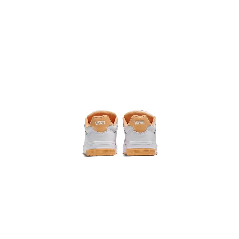 Leather White/Orange
