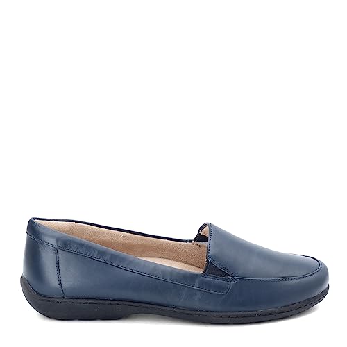 Navy Leather