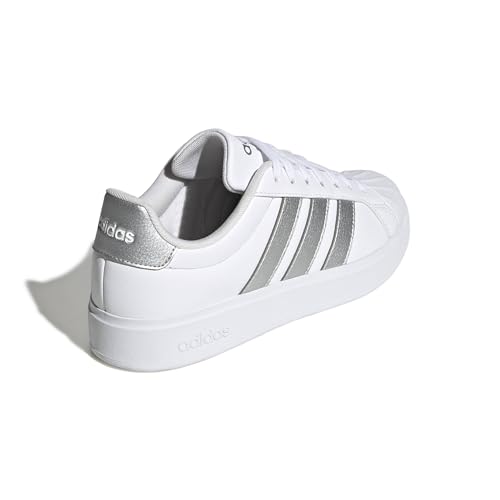 White/Silver Metallic/White