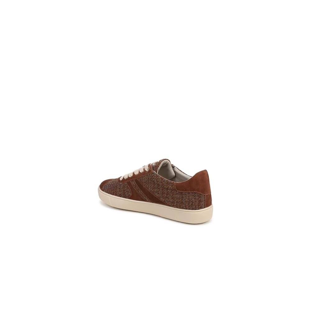Brown Plaid Suede