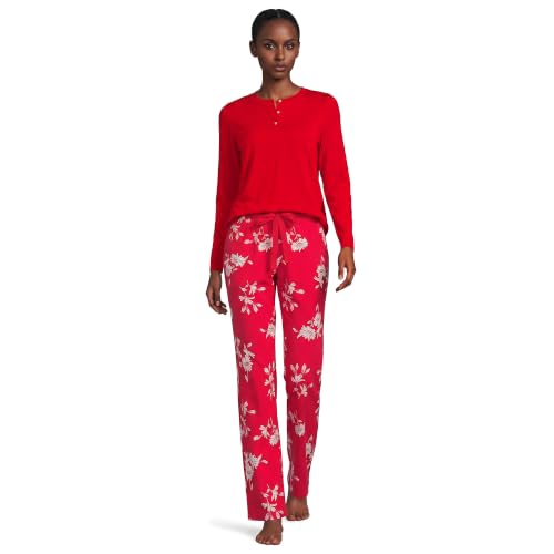 Compass Red/Ivory Floral