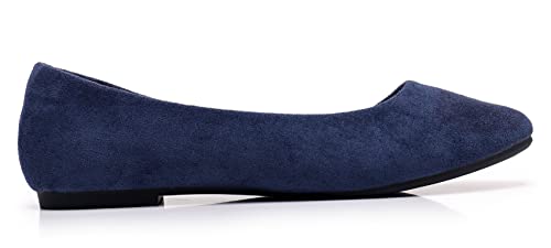 Navy Suede