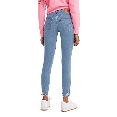 Medium Indigo Worn in (Stretch)