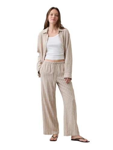 White Khaki Stripe