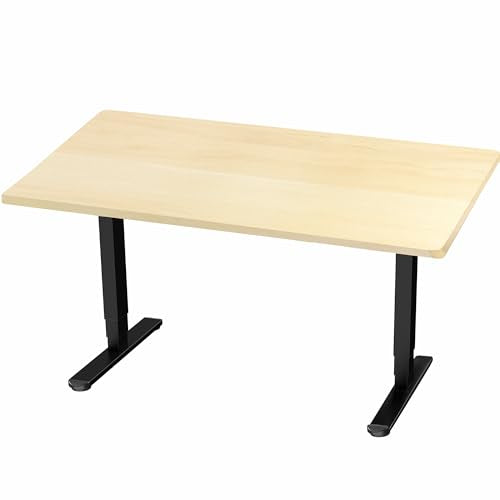Light Wood Top / Black Frame