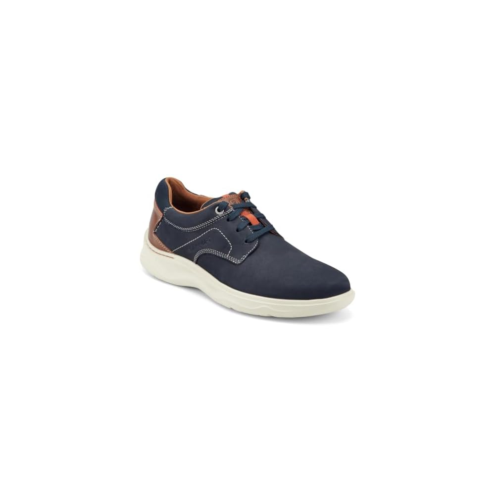 Dark Blue/Brown Leather