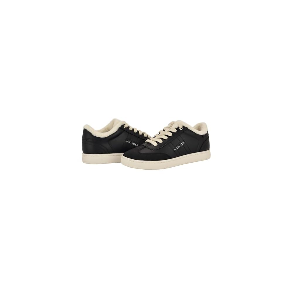 Black/White Faux Shearling 001