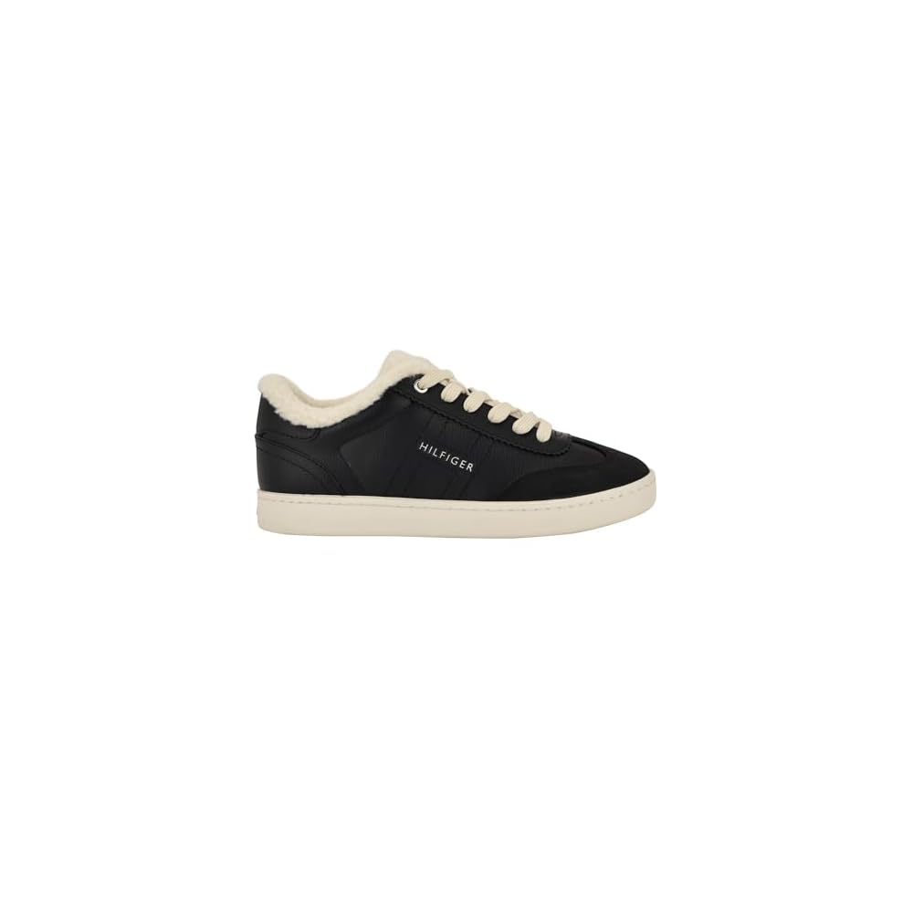 Black/White Faux Shearling 001