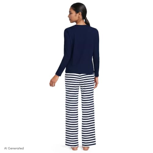 Deep Sea Navy Even Stripe