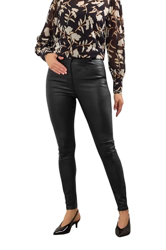 Long Tall Sally LTS Tall Faux Leather Skinny Pants Black 10