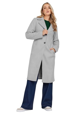 Long Tall Sally Lts Tall Formal Midi Coat Grey