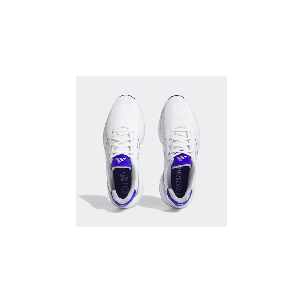 Footwear White/Lucid Blue/Silver Metallic