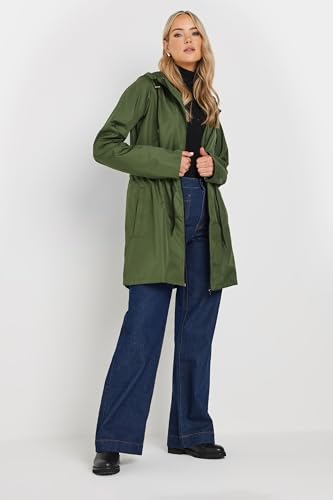 Long Tall Sally Tall Womens Khaki Pocket Parka Green 10