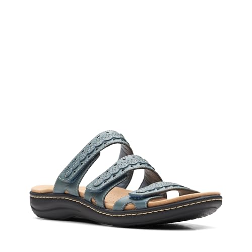 Blue Grey Leather