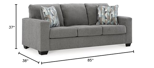 Signature Design by Ashley Deltona Casual Sofa for Living Room, Gray