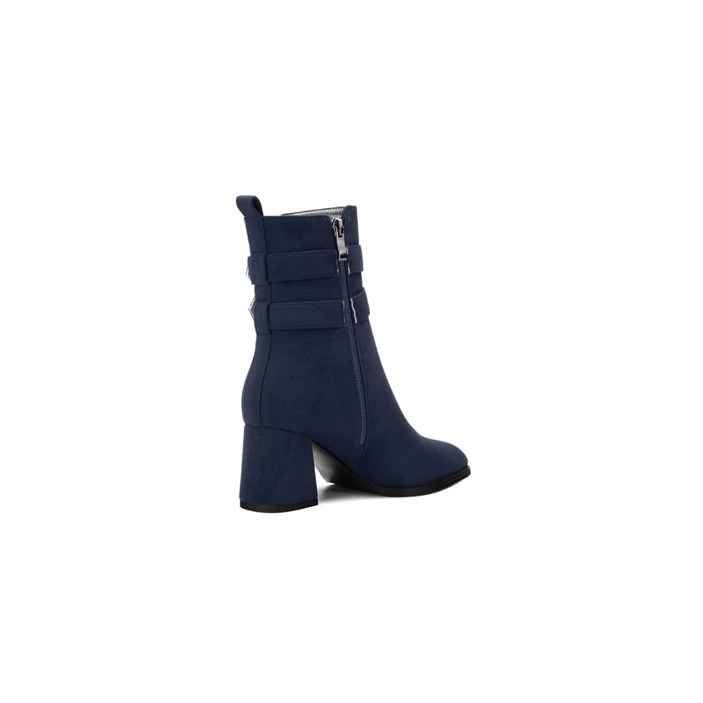 Navy Blue Suede