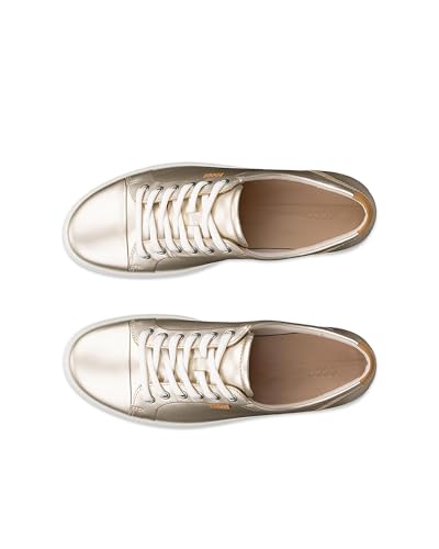 Pure White Gold Leather