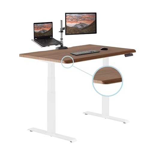 Walnut Top / White Legs
