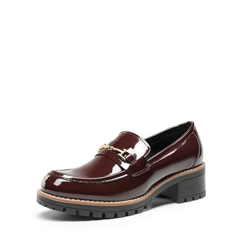 Burgundy-pat