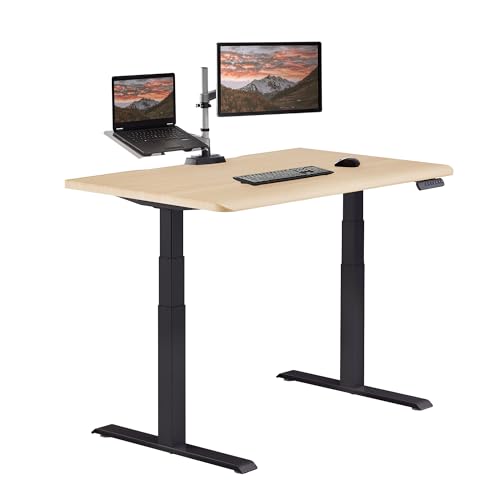 Light Wood Top / Black Legs