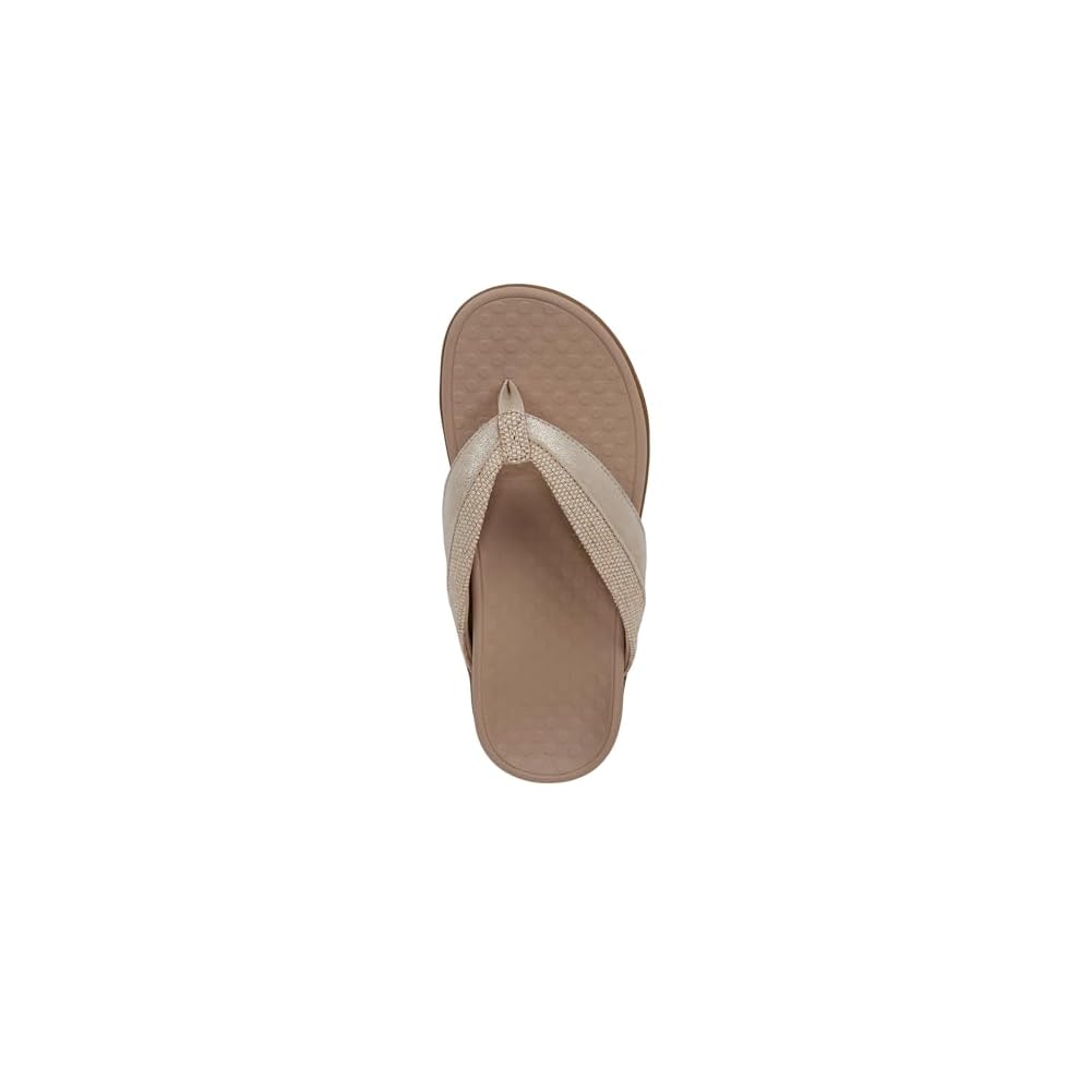 Beige/Gold Leather/Canvas