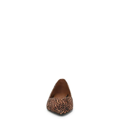 Brown Leopard Print Suede