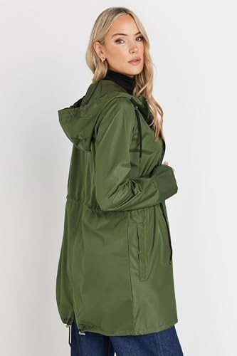 Long Tall Sally Tall Womens Khaki Pocket Parka Green 10