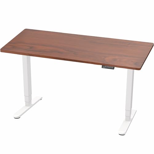 Dark Walnut Top / White Frame