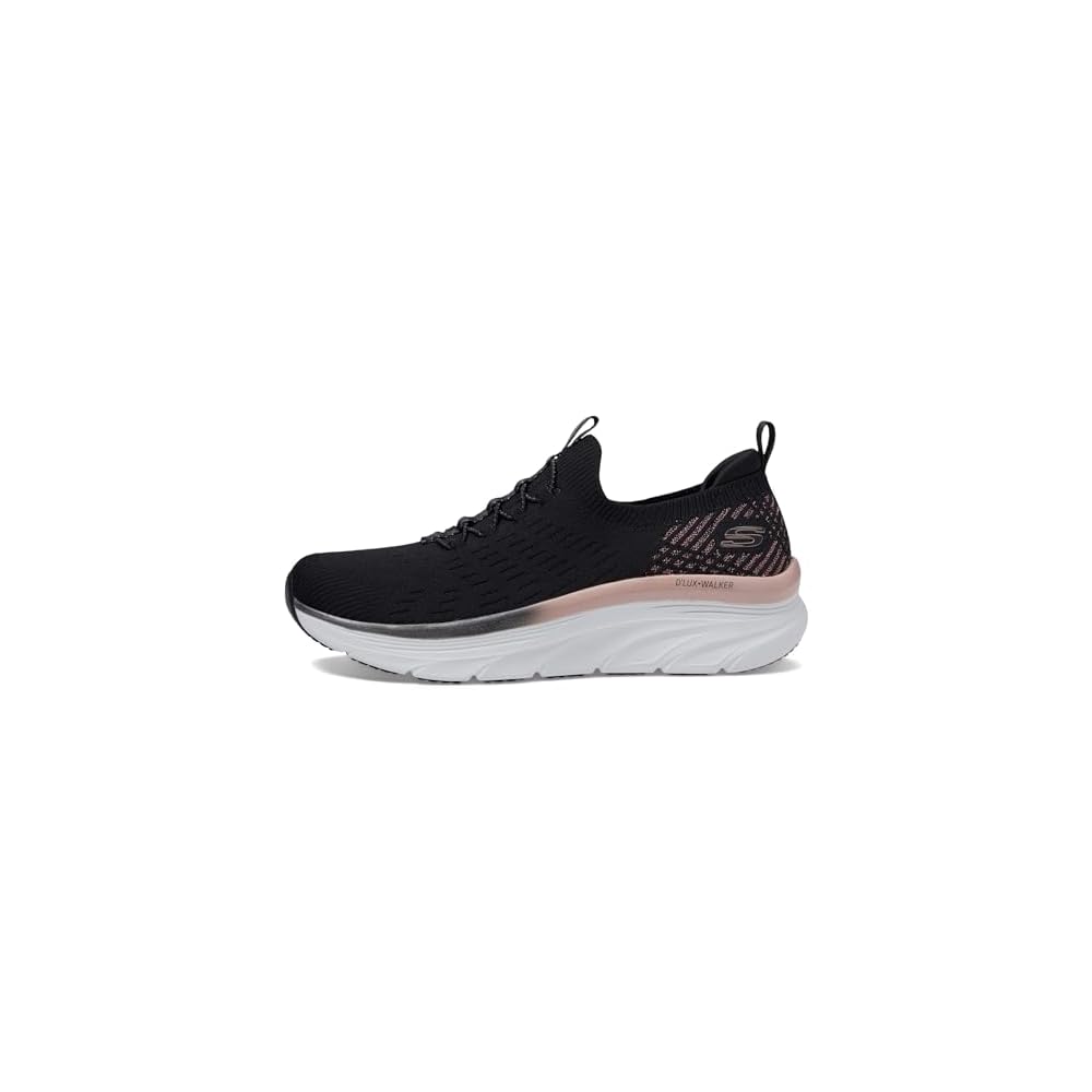 Black Knit Rose Gold Trim