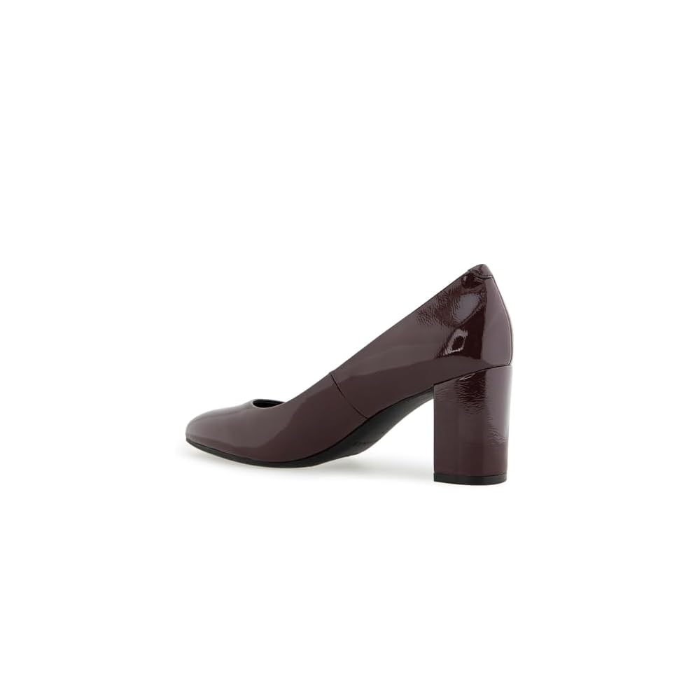 Merlot Crinkle Patent Faux Leather