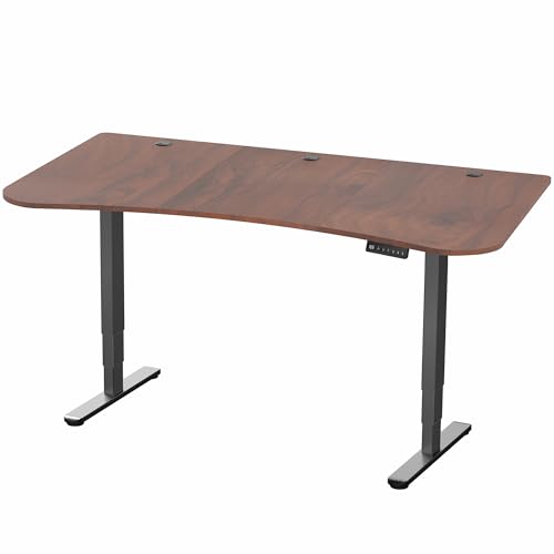 Dark Walnut Top / Black Frame