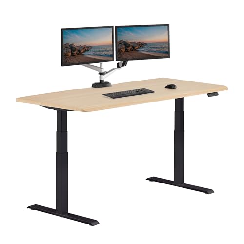 Light Wood Top / Black Legs
