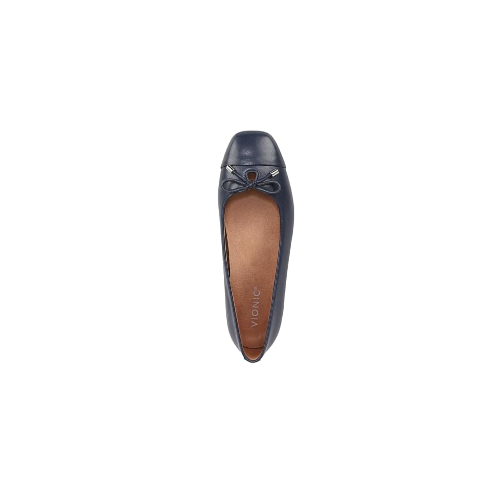 Navy Nappa Leather