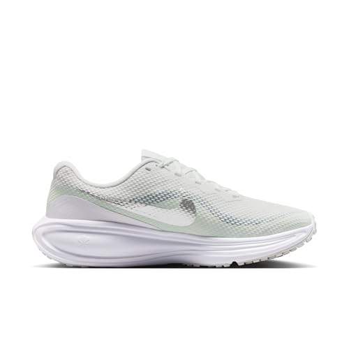 Off White/Metallic Silver/Barely Green