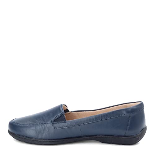 Navy Leather
