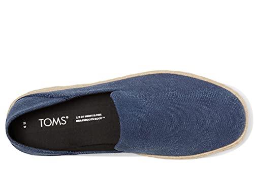 Navy Recycled Cotton Canvas