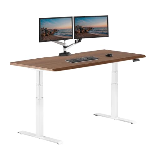 Walnut Top / White Legs