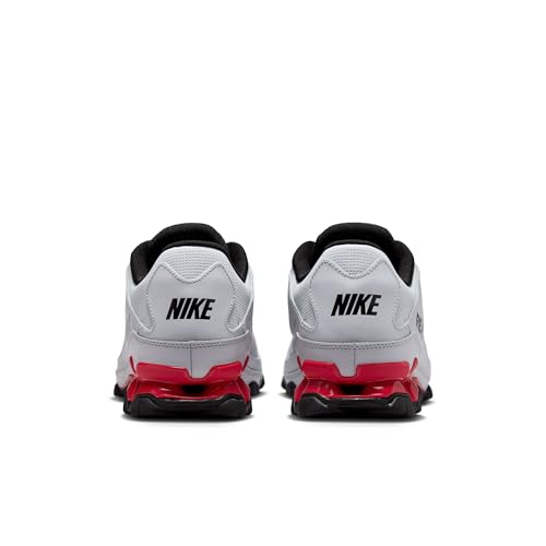 Pure Platinum/University Red-black