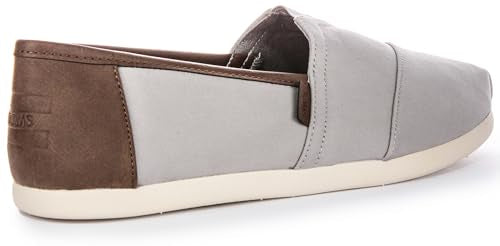 Drizzle Grey Brushed Twill/Tan Synthetic Trim