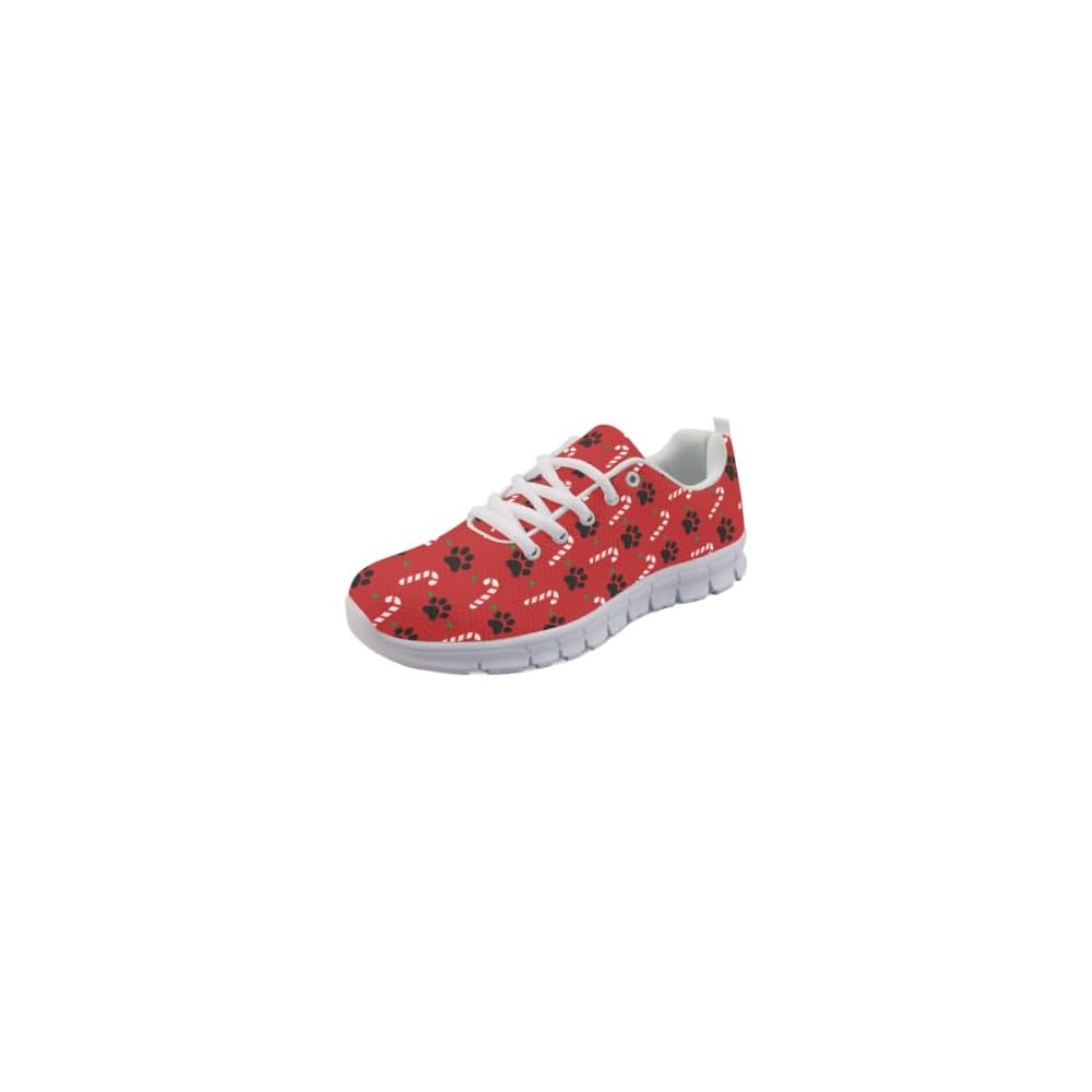 Paw Candy Cane Red