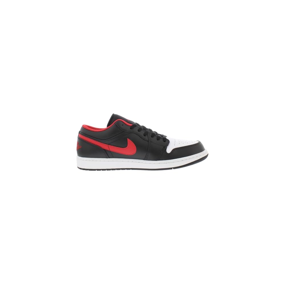 Black/Fire Red-white