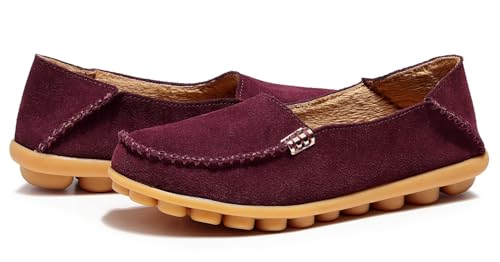 Burgundy Shearling