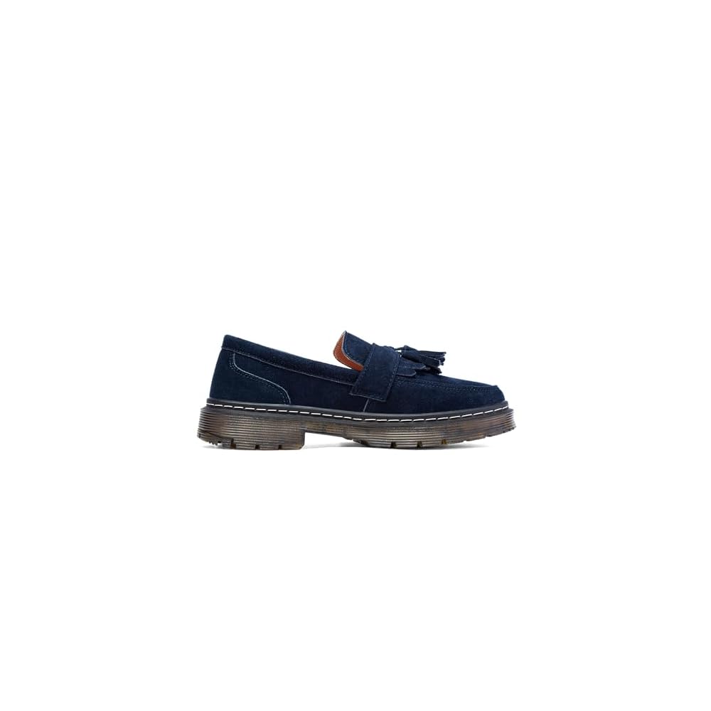 Navy Blue-suede