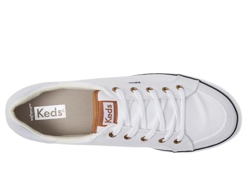 White/Navy Canvas