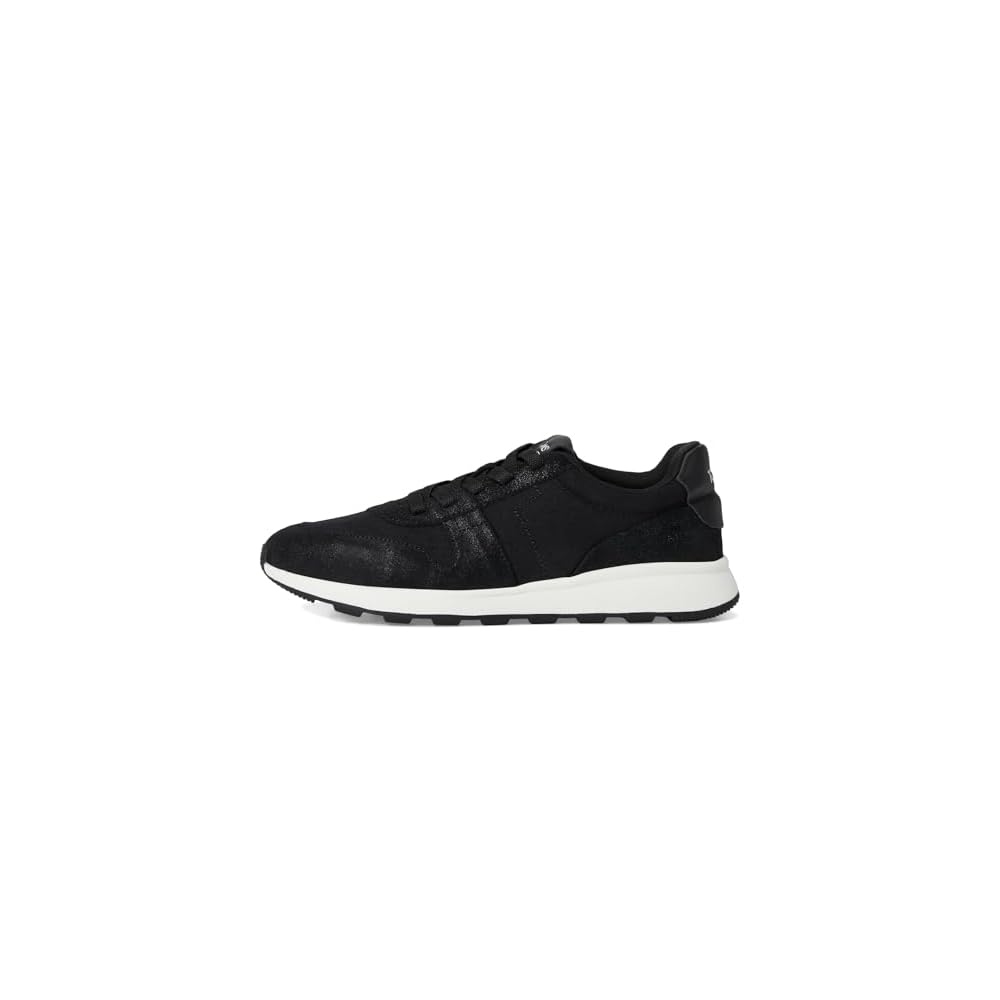 Black Metallic Suede/Vintage Twill