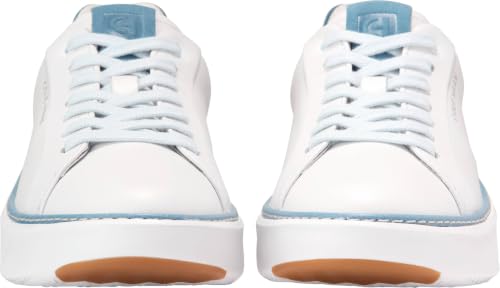 White Leather/Provincial Blue Suede