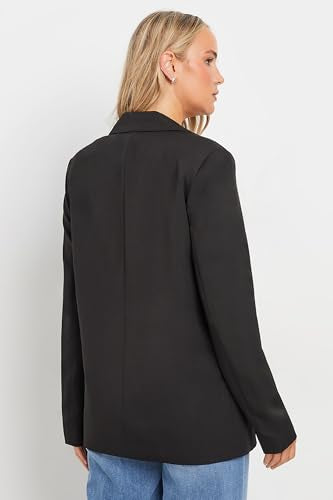 Long Tall Sally Women Tall Double Breasted Blazer Black 8