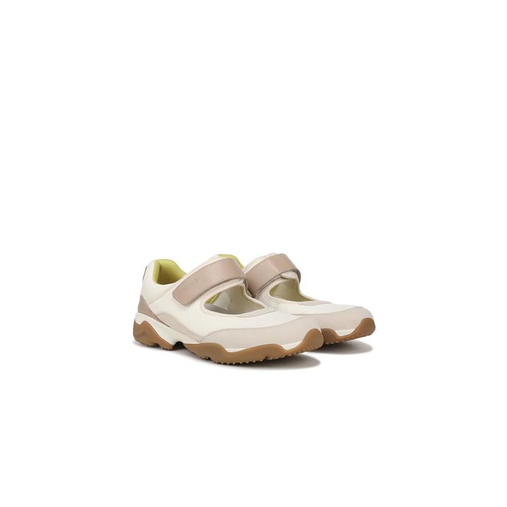 Ivory/Gold Leather & Suede