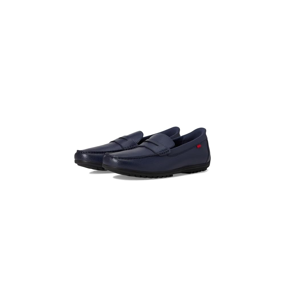 Navy Grainy Leather