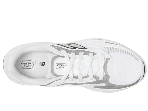 White/Silver Metallic
